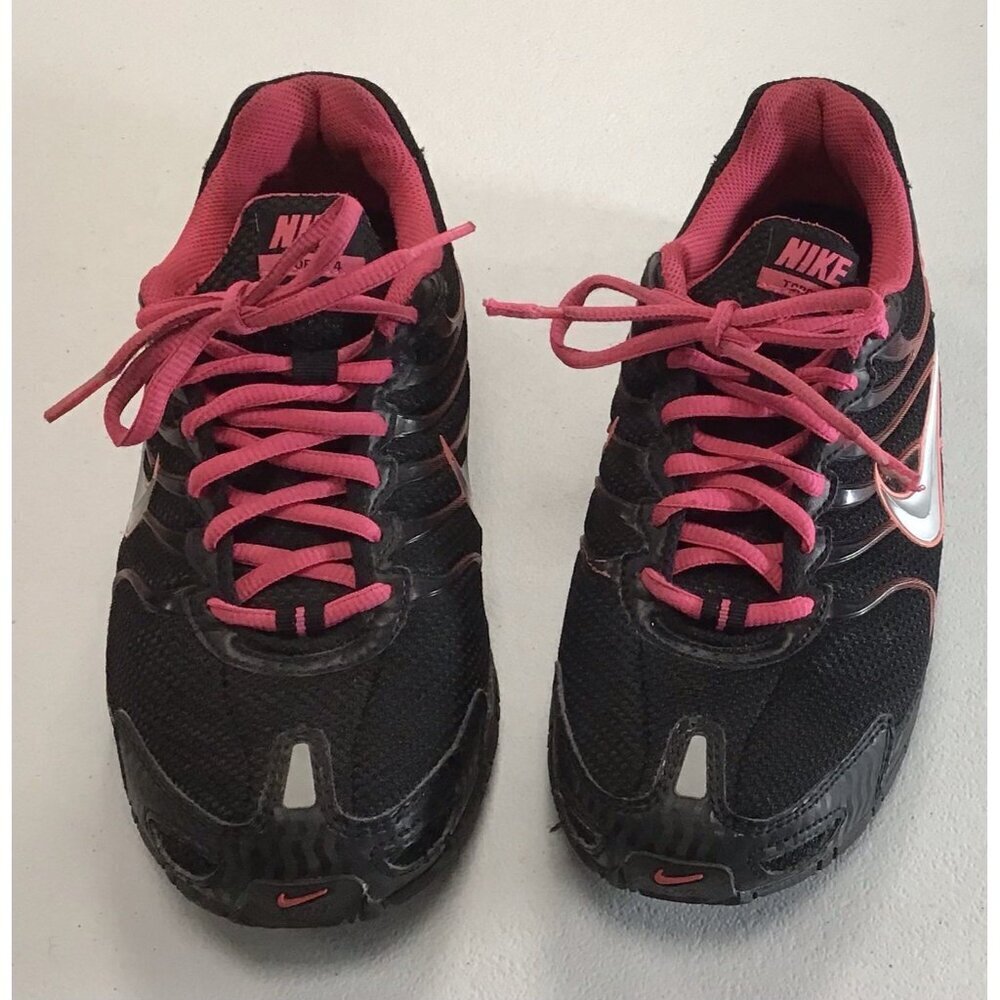Size 8 - Womans Nike Air Max Torch 4 Black and Pink Running Shoe 🩷
